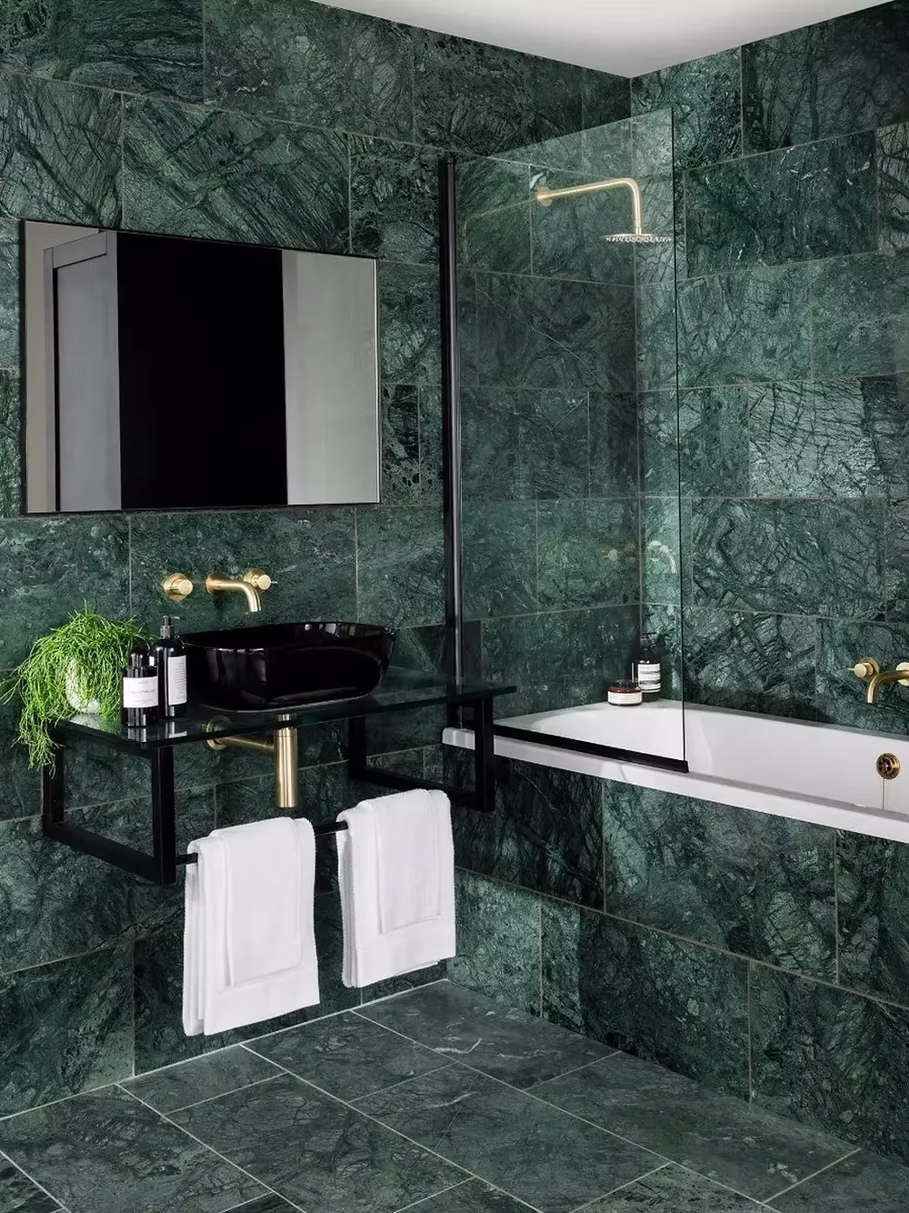 Jade Green Marble Floor Tiles